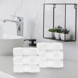 Superior Premium Turkish Cotton 6-Piece Hand Towel Set