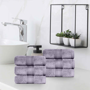 Superior Premium Turkish Cotton 6-Piece Hand Towel Set