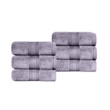 Superior Premium Turkish Cotton 6-Piece Hand Towel Set