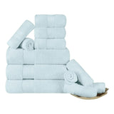 Superior Premium Turkish Cotton Assorted 12-Piece Towel Set