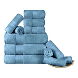 Superior Premium Turkish Cotton Assorted 12-Piece Towel Set