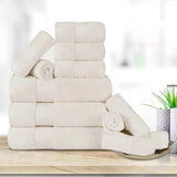 Superior Premium Turkish Cotton Assorted 12-Piece Towel Set