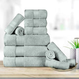 Superior Premium Turkish Cotton Assorted 12-Piece Towel Set