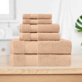 Superior Premium Turkish Cotton Assorted 6-Piece Towel Set