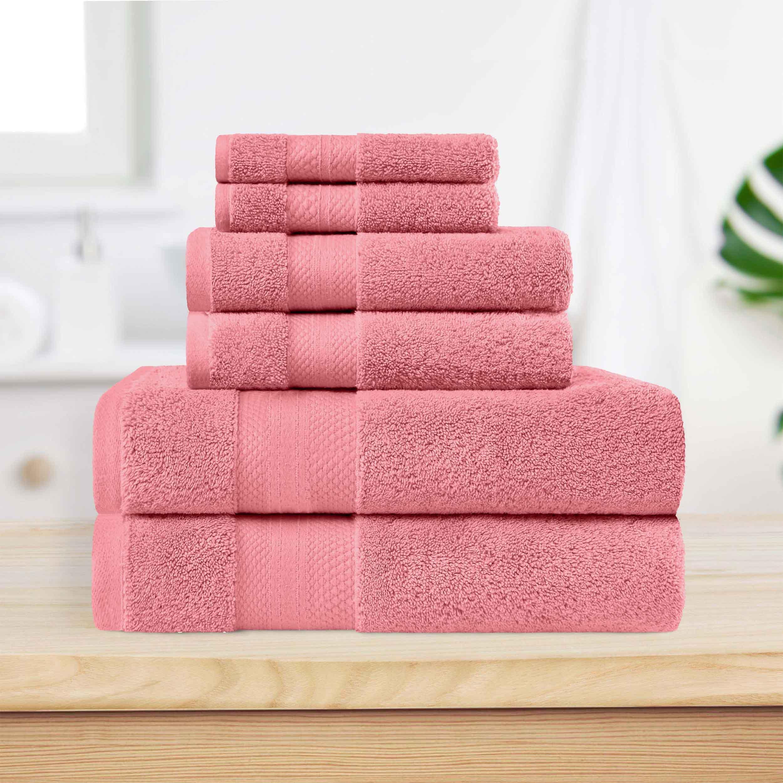 Superior Premium Turkish Cotton Assorted 6-Piece Towel Set