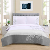 100% Cotton Sydney Floral Damask Duvet Cover Set
