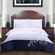 Sydney Floral Damask Cotton Duvet Cover Set
