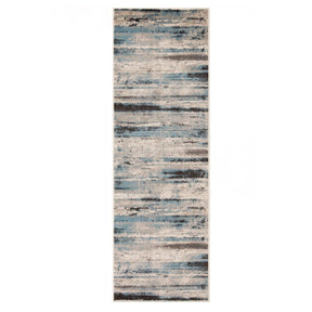 Taia Abstract Striped Indoor Area Rugs or Runner Rug