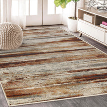 Taia Abstract Striped Indoor Area Rugs or Runner Rug