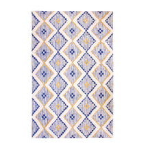 Taluah Cotton Wool Blend Geometric Indoor Area Rug Or Door Mat