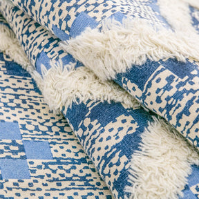 Taluah Cotton Wool Blend Geometric Indoor Area Rug Or Door Mat
