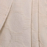 Tanta Cotton Medium Weight Textured Modern Circles Woven Coverlet