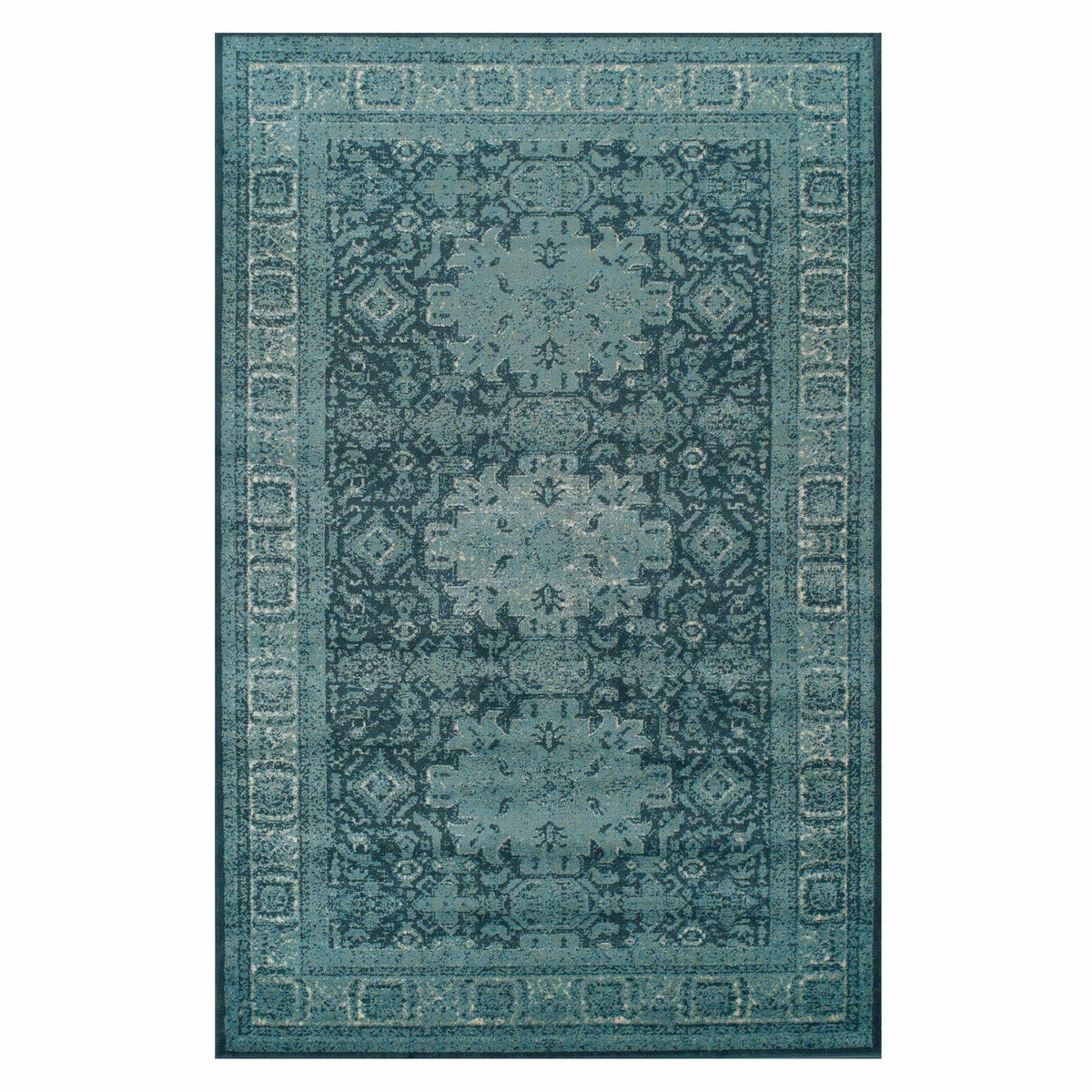 Tatum Oriental Distressed Medallion Indoor Area Rug