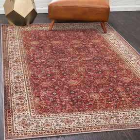 Toucan Geometric Medallion Non-Slip Washable Indoor Area Rug