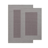 Troy Solid Non-Slip Machine Washable Bath Rug Set