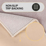Troy Solid Non-Slip Machine Washable Bath Rug Set