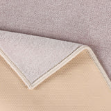 Troy Solid Non-Slip Machine Washable Bath Rug Set