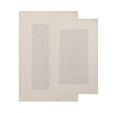 Troy Solid Non-Slip Machine Washable Bath Rug Set
