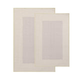 Troy Solid Non-Slip Machine Washable Bath Rug Set