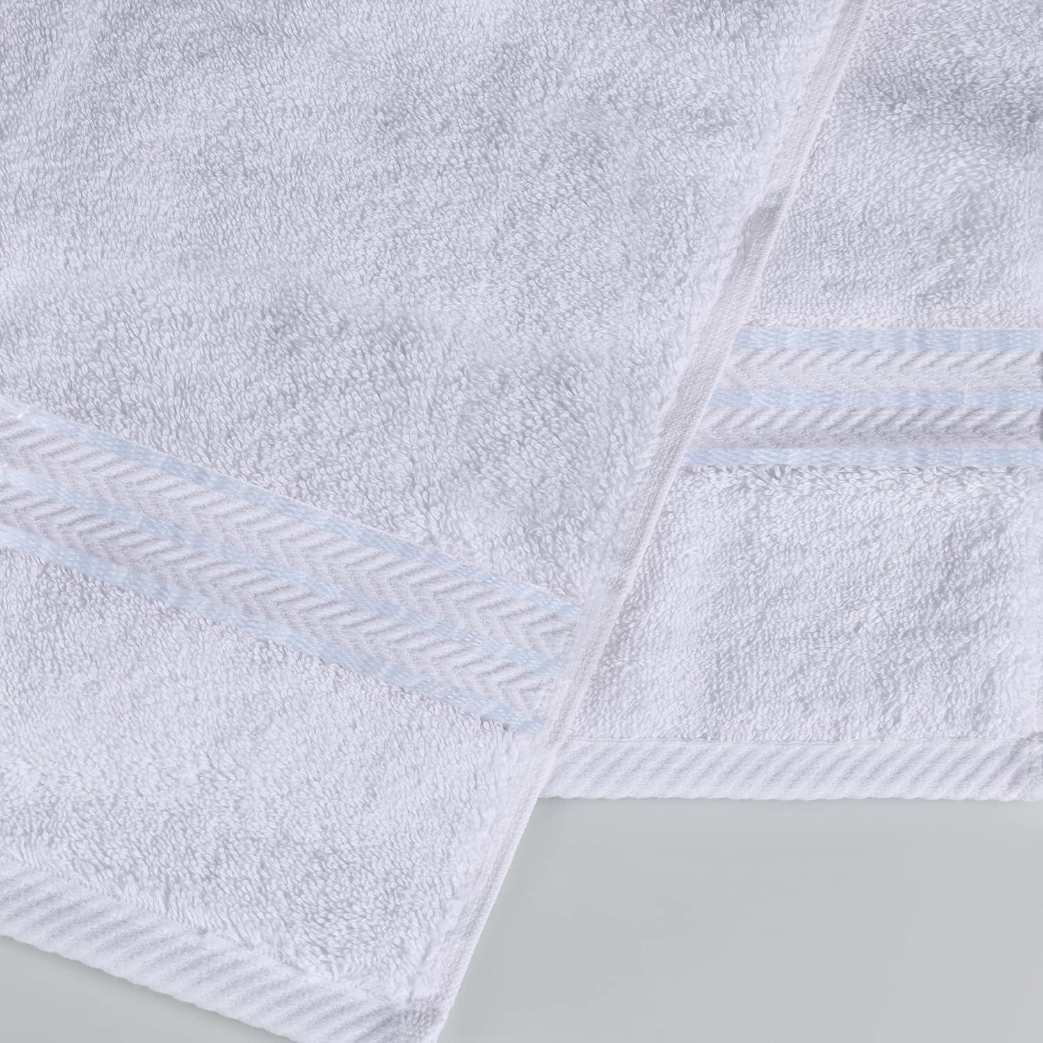 Turkish Cotton Heavyweight Plush 8 Piece Towel Set