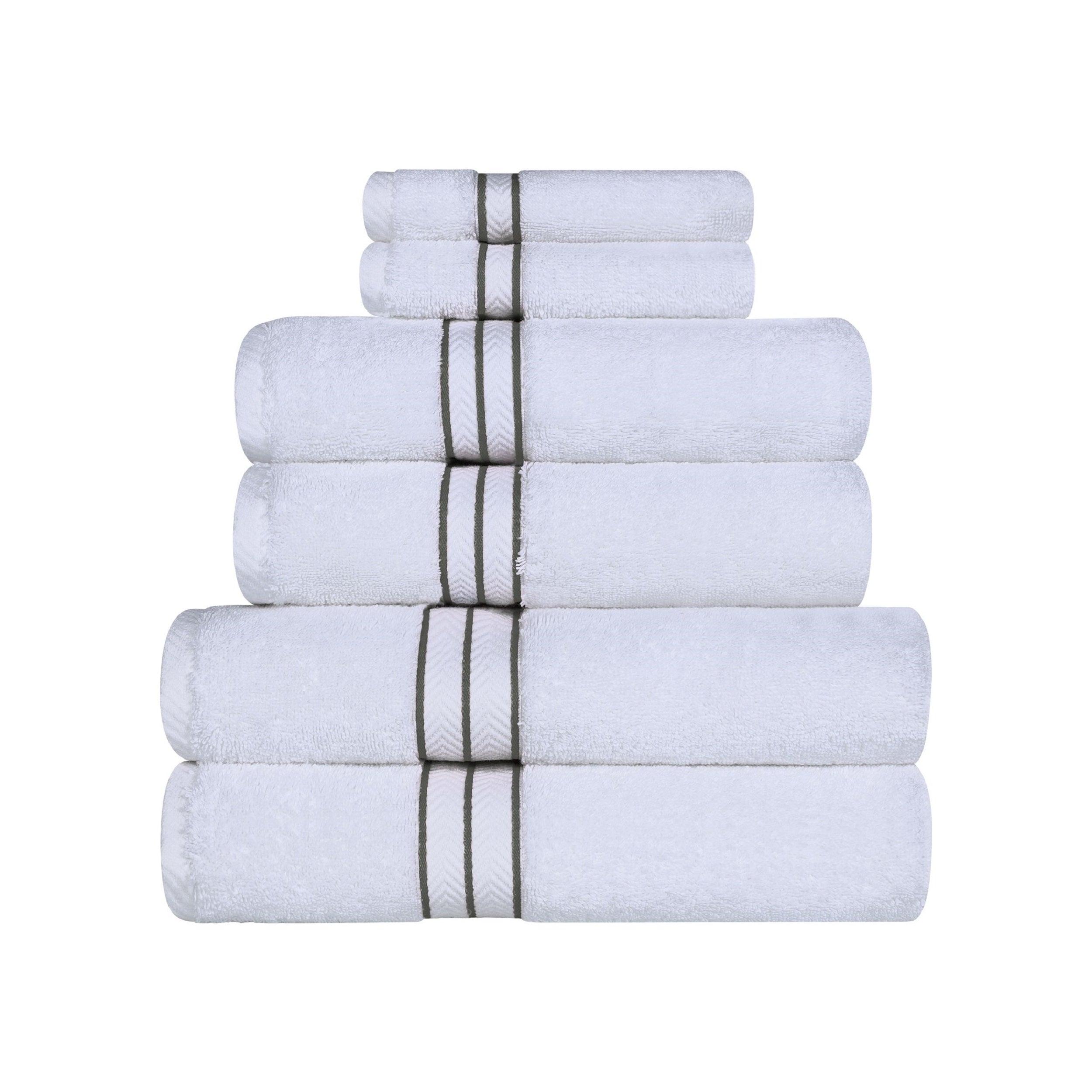 Turkish Cotton Heavyweight Ultra-Plush 6 Piece Towel Set