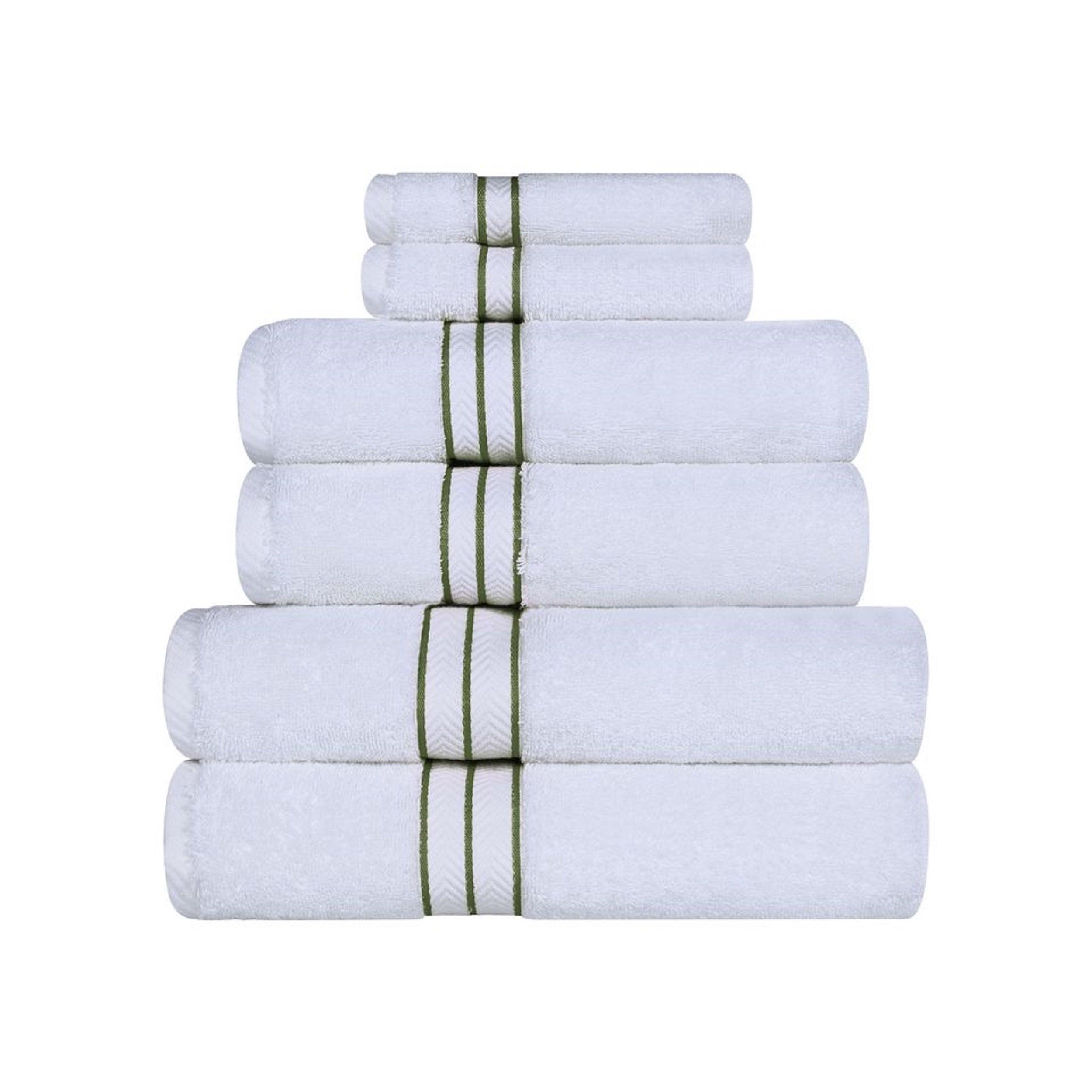 Turkish Cotton Heavyweight Ultra-Plush 6 Piece Towel Set