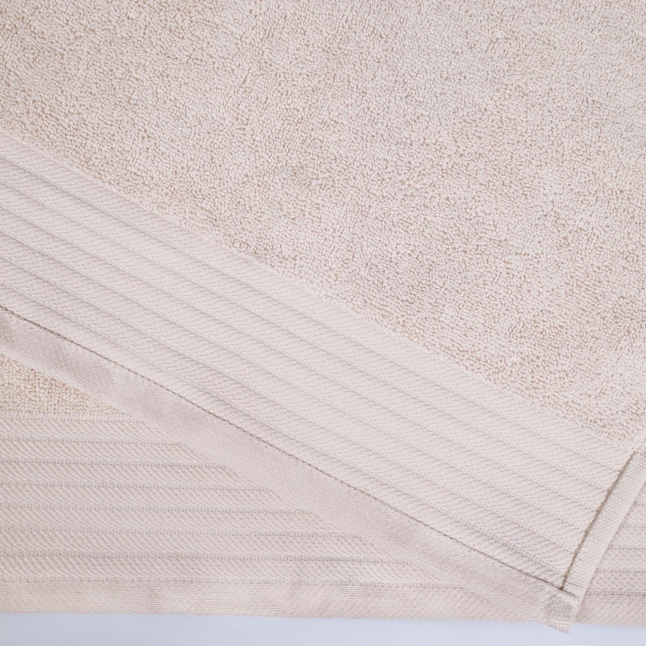 Turkish Cotton Herringbone Solid Assorted 6 Piece Towel Set