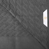 Turkish Cotton Jacquard Herringbone and Solid 12 Piece Face Towel Set