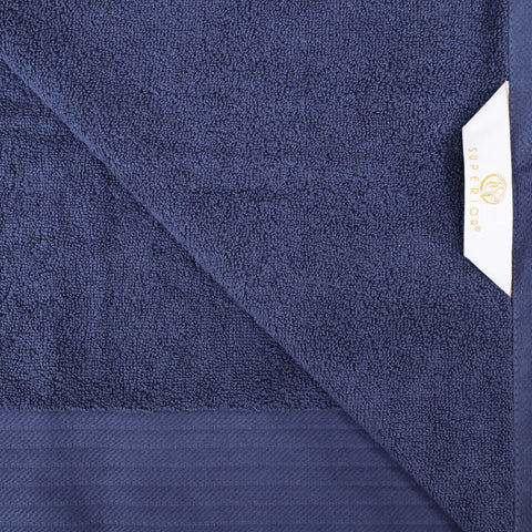 Turkish Cotton Jacquard Herringbone and Solid 12 Piece Face Towel Set