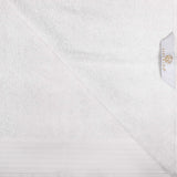 Turkish Cotton Jacquard Herringbone and Solid 12 Piece Face Towel Set