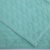 Turkish Cotton Jacquard Herringbone and Solid 12 Piece Face Towel Set