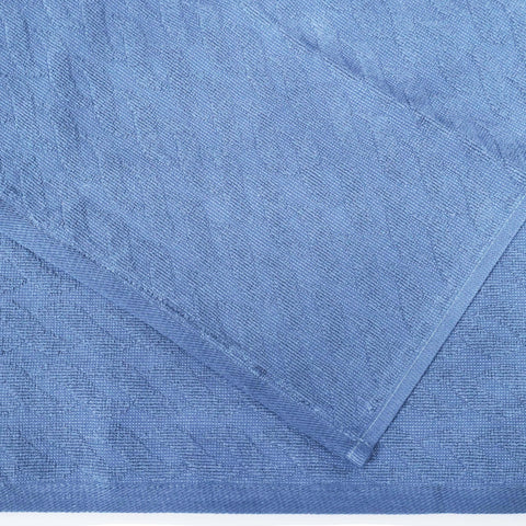 Turkish Cotton Jacquard Herringbone and Solid 12 Piece Face Towel Set