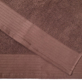 Turkish Cotton Jacquard Herringbone and Solid 12 Piece Face Towel Set