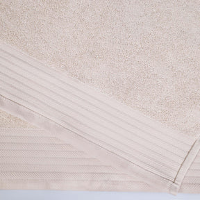 Turkish Cotton Jacquard Herringbone and Solid 12 Piece Face Towel Set