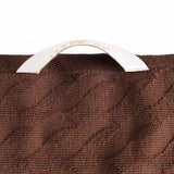 Turkish Cotton Jacquard Herringbone and Solid 12 Piece Face Towel Set