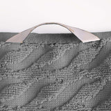 Turkish Cotton Jacquard Herringbone and Solid 12 Piece Face Towel Set