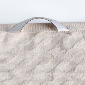 Turkish Cotton Jacquard Herringbone and Solid 12 Piece Face Towel Set