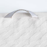 Turkish Cotton Jacquard Herringbone and Solid 12 Piece Face Towel Set