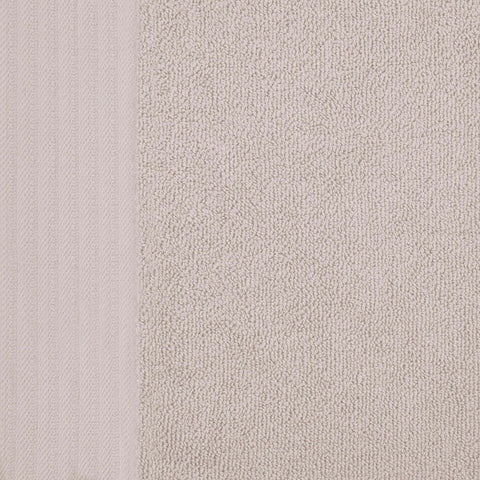 Turkish Cotton Jacquard Herringbone and Solid 4 Piece Bath Towel Set