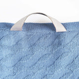 Turkish Cotton Jacquard Herringbone and Solid 4 Piece Bath Towel Set