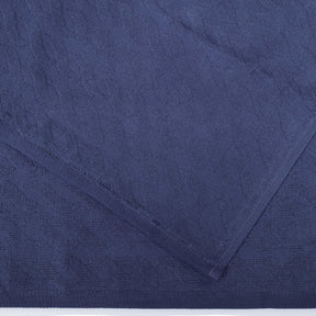 Turkish Cotton Jacquard Herringbone and Solid 6 Piece Hand Towel Set