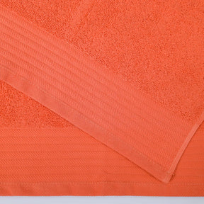 Turkish Cotton Jacquard Herringbone and Solid 6 Piece Hand Towel Set