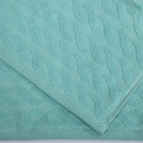 Turkish Cotton Jacquard Herringbone and Solid 8 Piece Towel Set