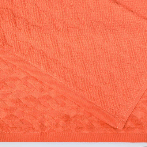 Turkish Cotton Jacquard Herringbone and Solid 8 Piece Towel Set