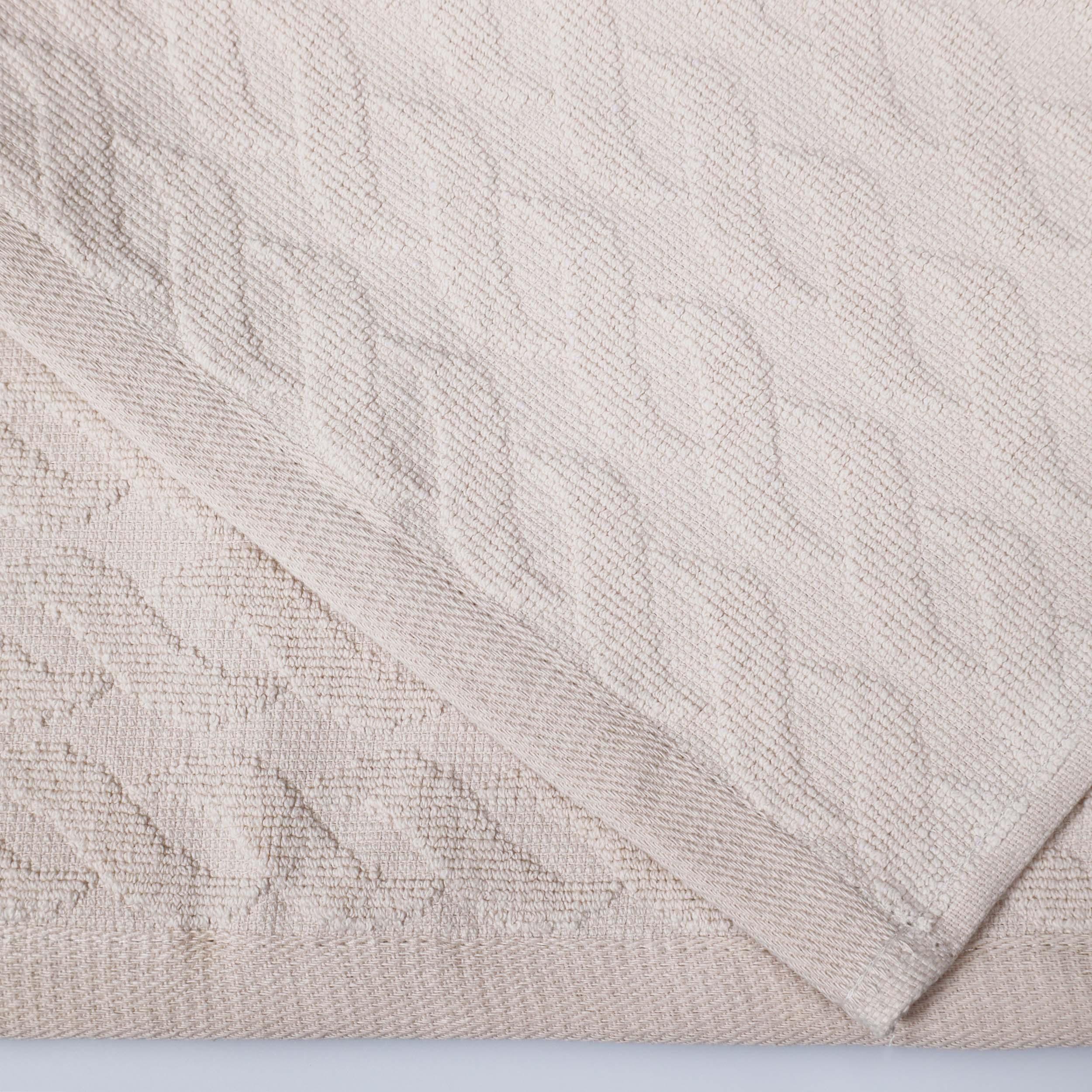 Turkish Cotton Jacquard Herringbone and Solid 8 Piece Towel Set