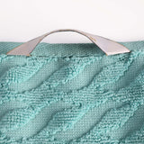 Turkish Cotton Jacquard Herringbone and Solid 8 Piece Towel Set