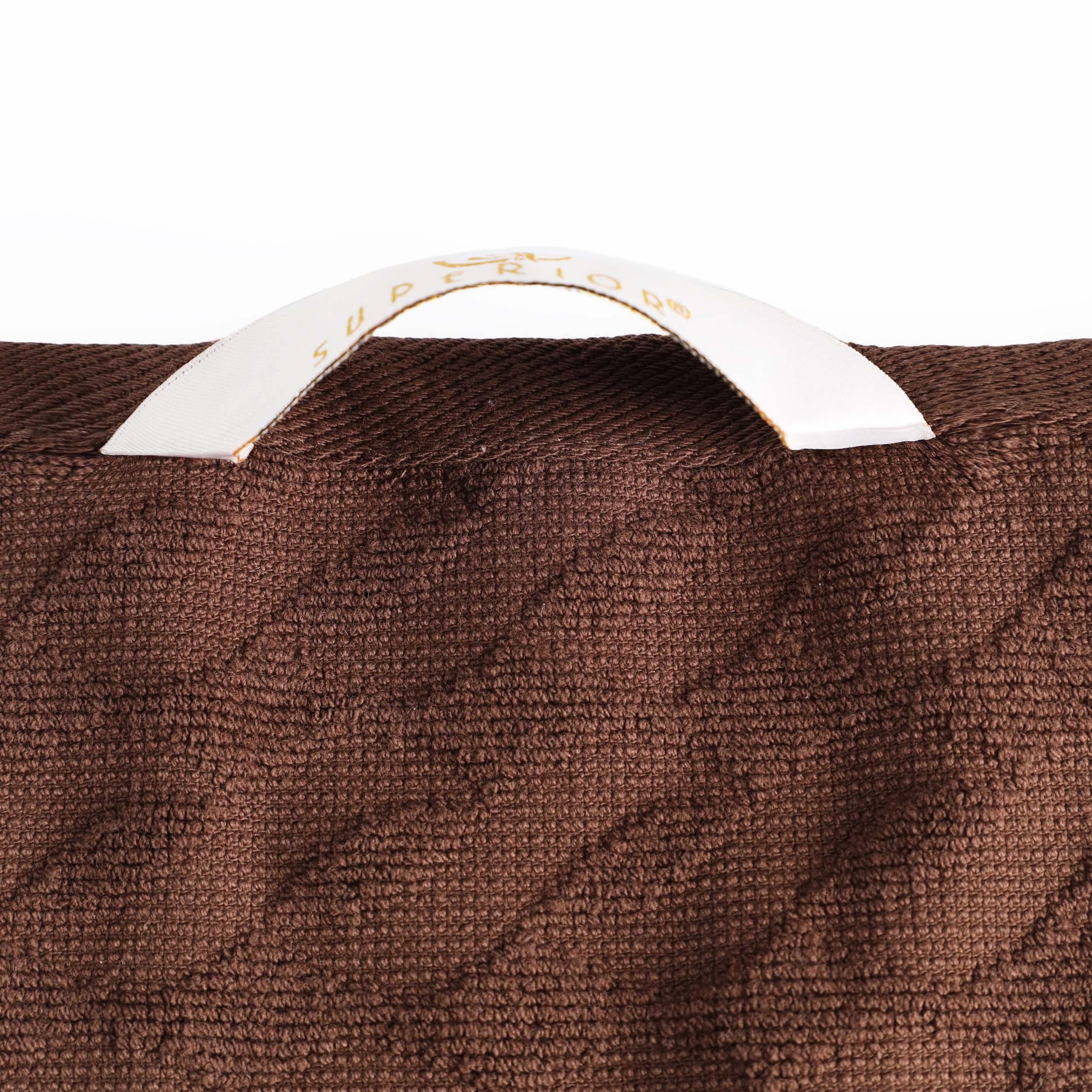 Turkish Cotton Jacquard Herringbone and Solid 8 Piece Towel Set