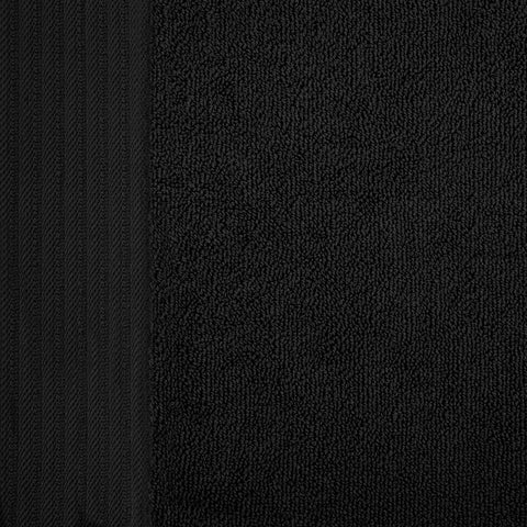 Turkish Cotton Jacquard Herringbone and Solid 8 Piece Towel Set