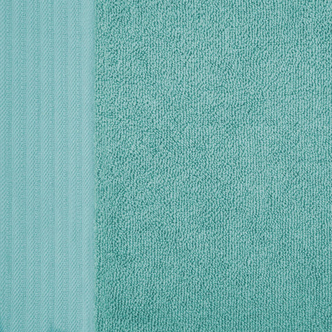 Turkish Cotton Jacquard Herringbone and Solid 8 Piece Towel Set