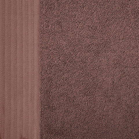 Turkish Cotton Jacquard Herringbone and Solid 8 Piece Towel Set